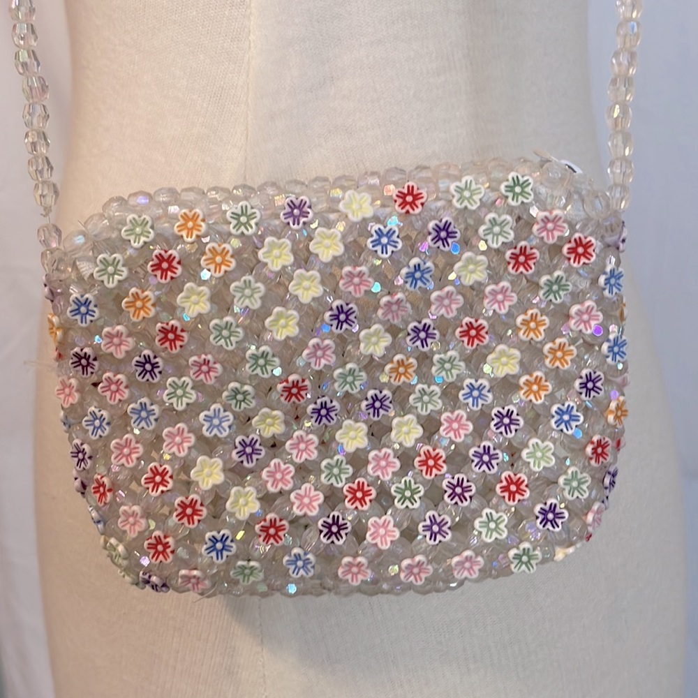 Beaded lipstick purse or coin purse vintage excellent condition